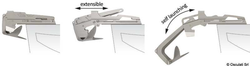 Mr. Fantastic extensible roller 10-15 kg anchors - foto originale Osculati Srl