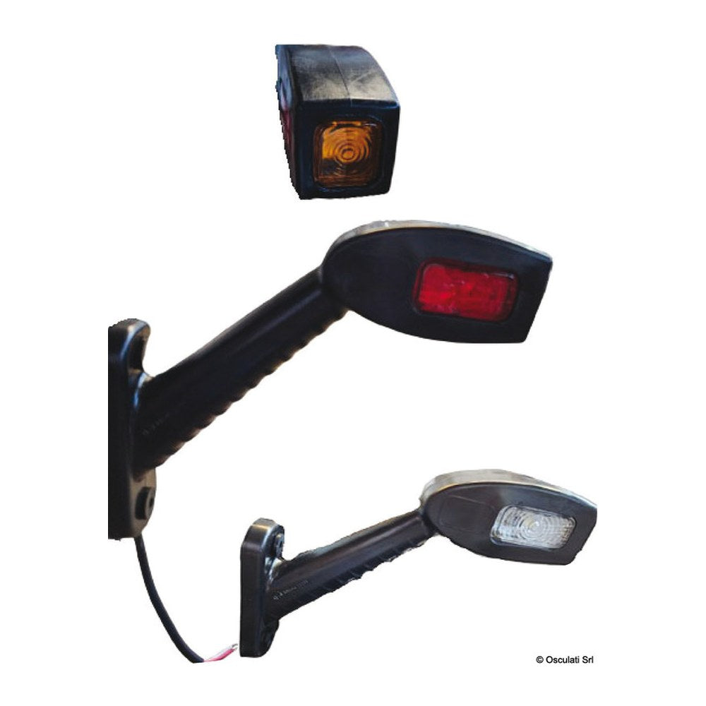 Left side position LED light rubber body - foto originale Osculati Srl