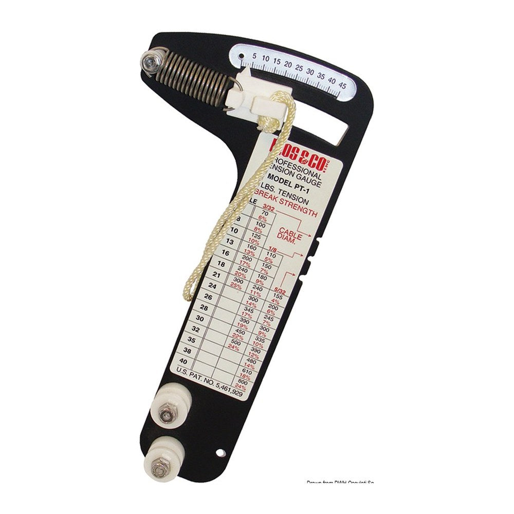 Loos professional tensiometer cables 2.5/3/4 mm - foto originale Osculati Srl