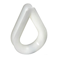 Guardacabo de nylon blanco Ø 20 mm (pack de 10)