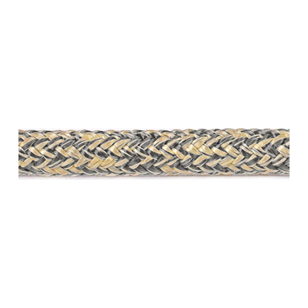 Kevlar and polyester double braid yellow-red 12mm (pack of 100) - foto originale Osculati Srl
