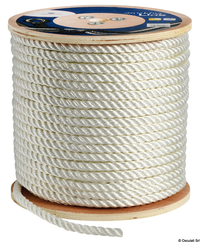 3-strand white line 14 mm (pack of 100) - foto originale Osculati Srl