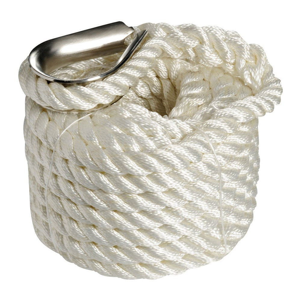Mooring line white 24 mm x 15 m - foto originale Osculati Srl
