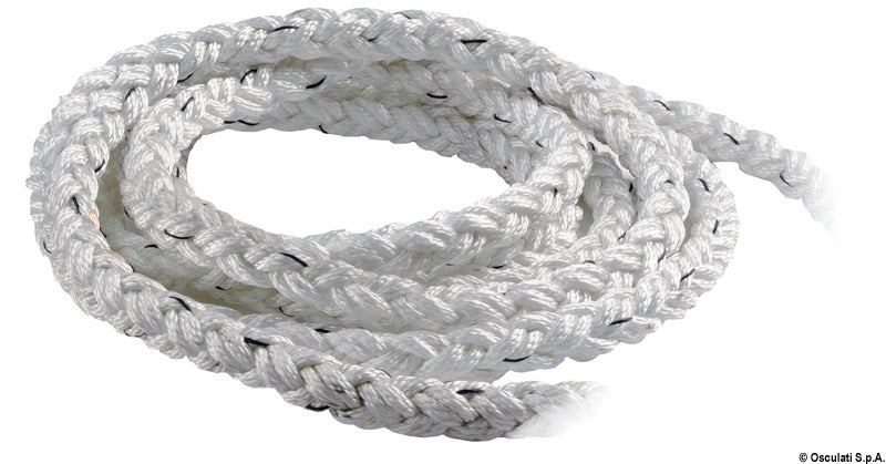 Square Line braid white 18 mm (pack of 100) - foto originale Osculati Srl