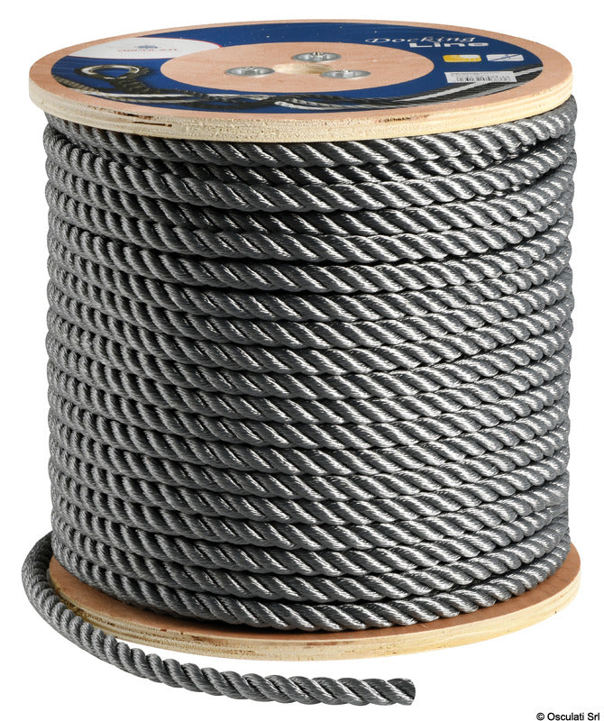 3-strand line grey 14 mm (pack of 100) - foto originale Osculati Srl