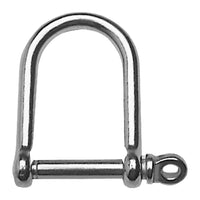 Manilha de boca larga em inox 8 mm (pack de 10)
