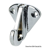 Plaatje AISI 316 met snapshackle-voet 10 mm (set van 10)