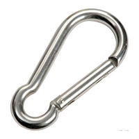 Mosquetão com fecho embutido AISI 316 6 mm (pack de 10)