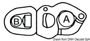Snap-shackle w/trigger opening AISI 316 105 mm - foto originale Osculati Srl