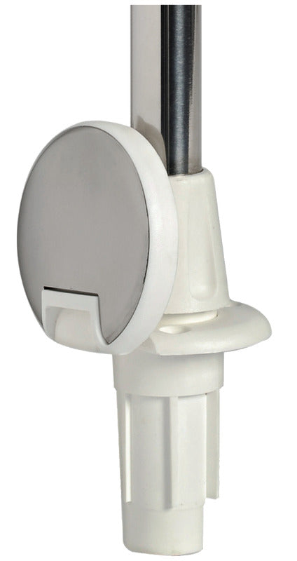 Pull-out led lightpole w/white base 100 cm - foto originale Osculati Srl