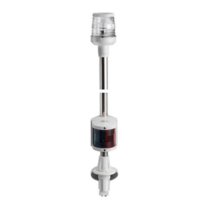 Recess white combined lightpole 100 cm - foto originale Osculati Srl
