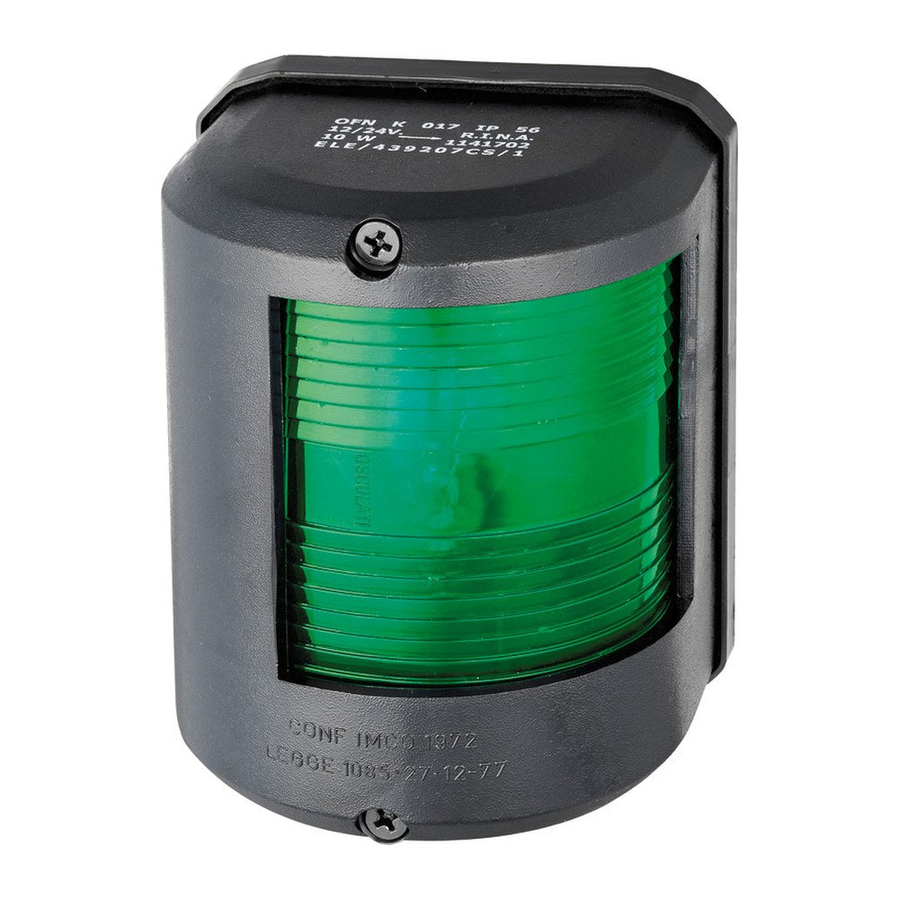 Utility 78 black 12 V/green right navigation light - foto originale Osculati Srl