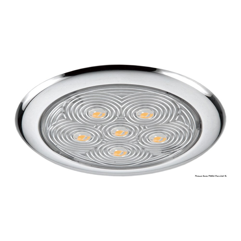 Ceiling light w/ 6 white LEDs - foto originale Osculati Srl