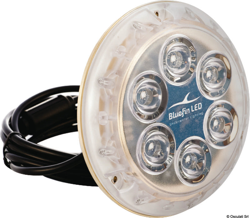 PIRANHA P12 LED underwater light blue - foto originale Osculati Srl