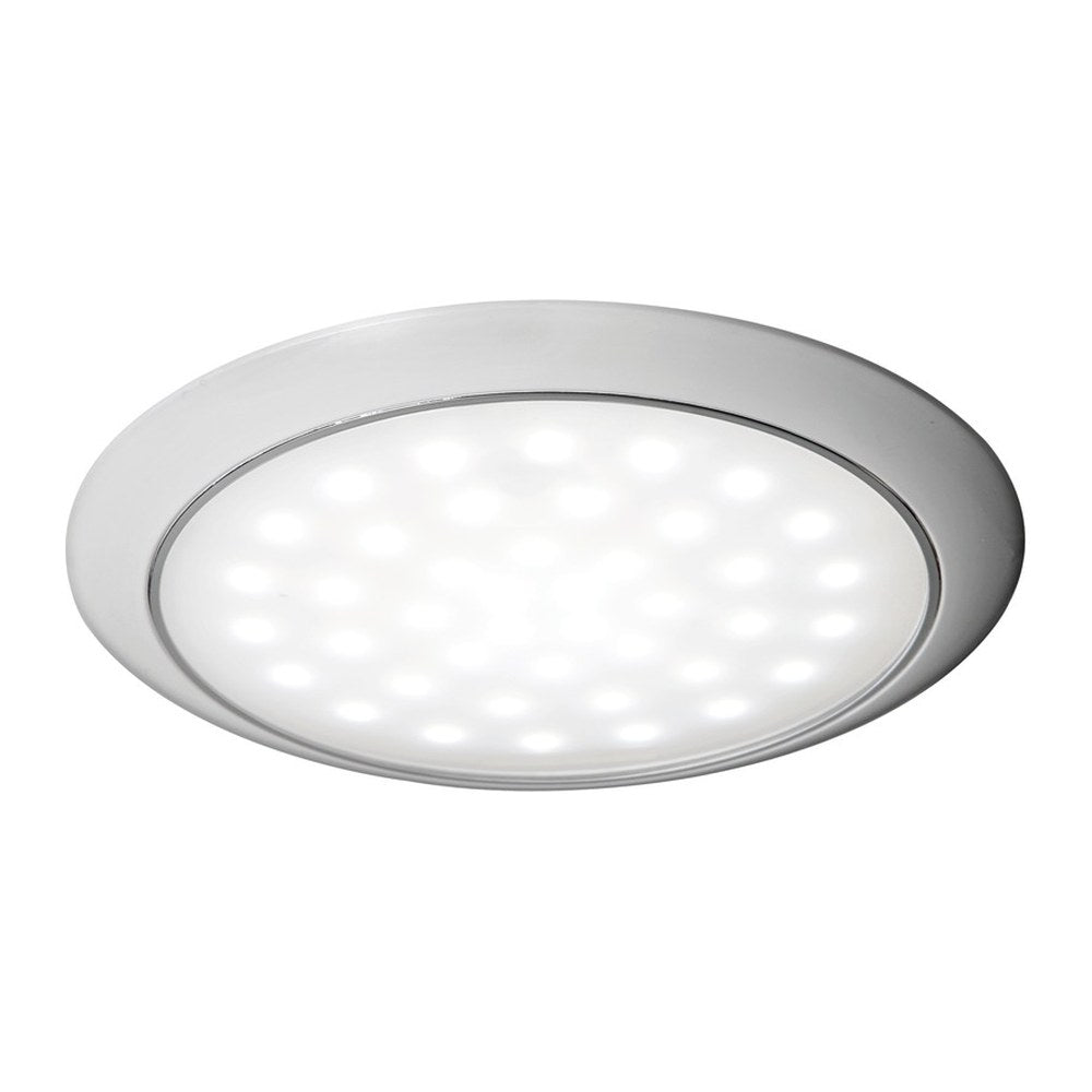 Ultra-flat LED light white ring nut 12/24 V 3 W - foto originale Osculati Srl