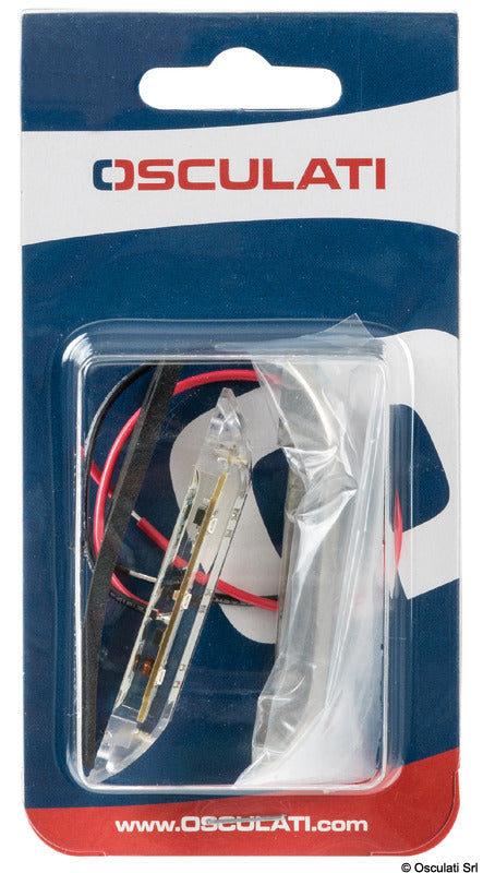 LED courtesy light w/4 + 4 blue LEDs - foto originale Osculati Srl