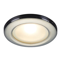 Vega II infälld LED-taklampa spegelpolerad vit