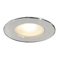 Plafón LED empotrable Atria II pulido espejo IP65