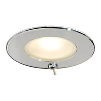 Plafonnier LED à encastrer Atria II poli miroir IP40