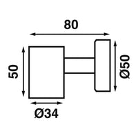 BATSYSTEM Tube LED-spot met USB-aansluiting 12V 0,6W
