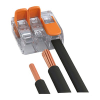 WAGO verbindingsklem 3-voudig 4 mm2 (set van 50)