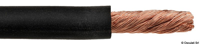 Copper battery cable black 35 mm (pack of 24) - foto originale Osculati Srl