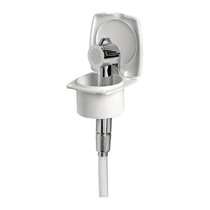 New Edge white shower PVC SS hose 2.5 m - foto originale Osculati Srl