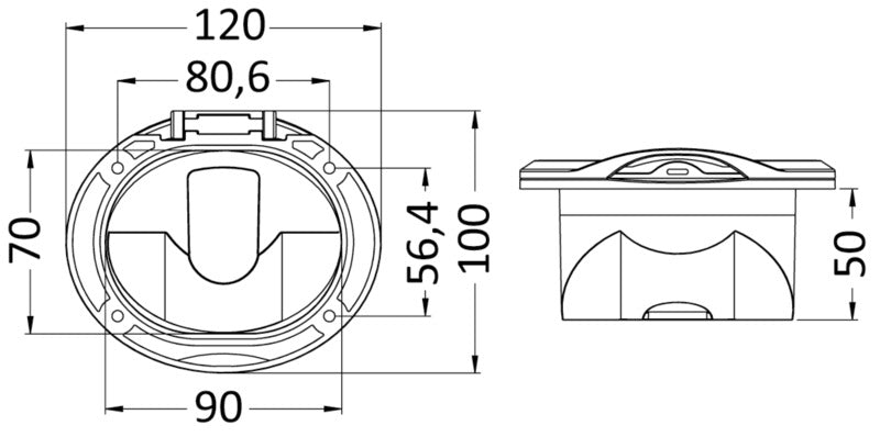 Nuvola deck shower w/Keji shower PVC hose 4m - foto originale Osculati Srl