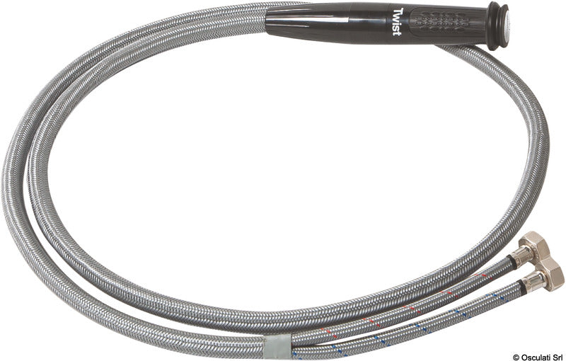 Whale Twist shower cold water, straight, grey - foto originale Osculati Srl