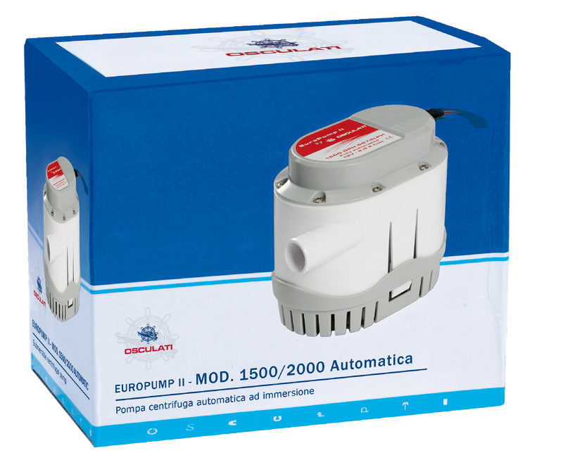 Europump II automatic pump 24 V 128 l/min - foto originale Osculati Srl