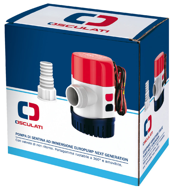 Europump Next Generation bilge pump G1100 24V - foto originale Osculati Srl