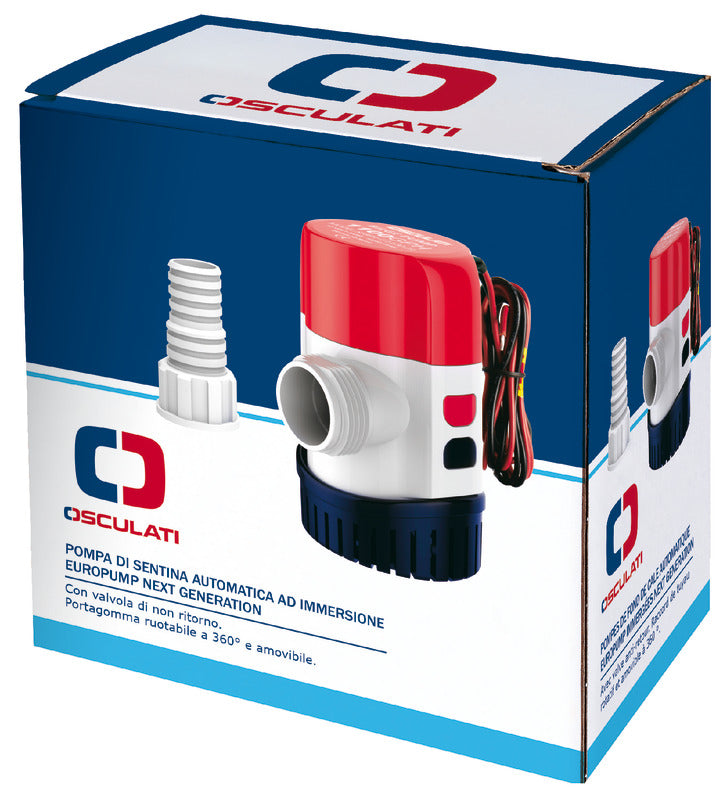 Europump Next Generation automatic bilge pump 600 12V - foto originale Osculati Srl