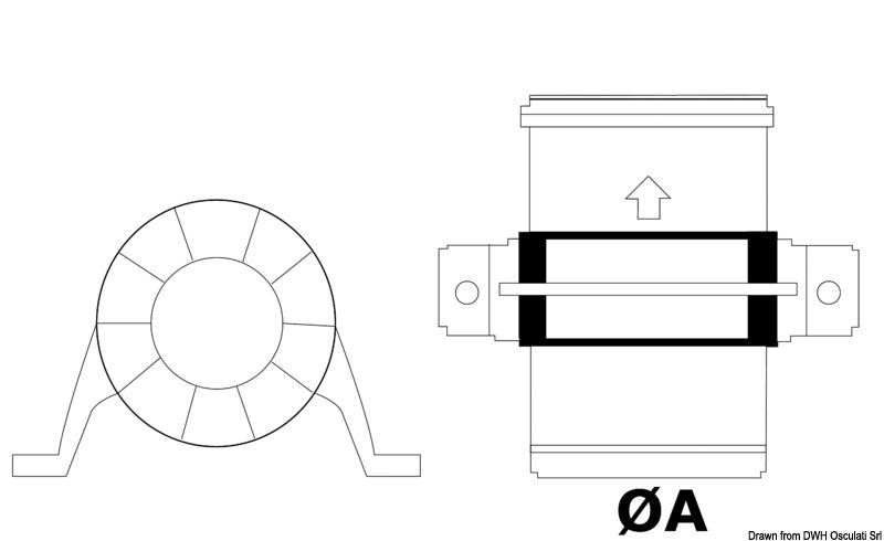 Attwood Turbo blower 6 m³ 24 V - foto originale Osculati Srl