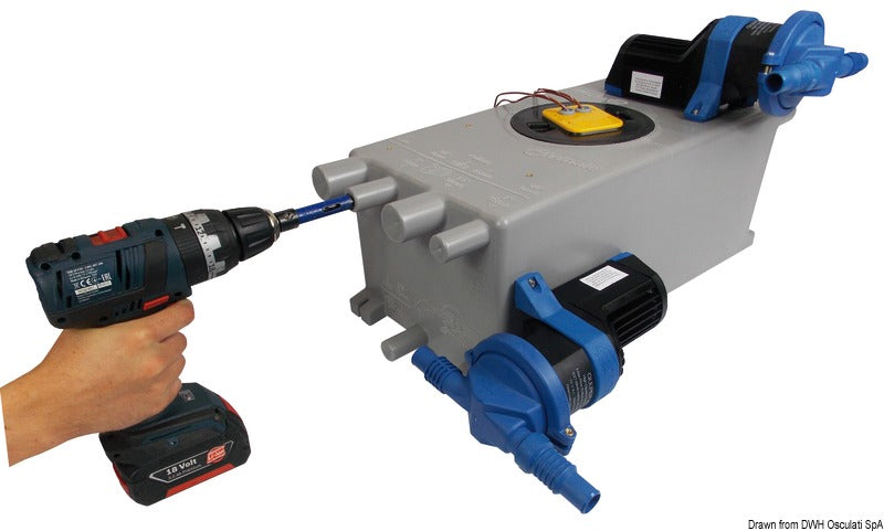 WHALE grey water tank 20 w/IC sensor - foto originale Osculati Srl