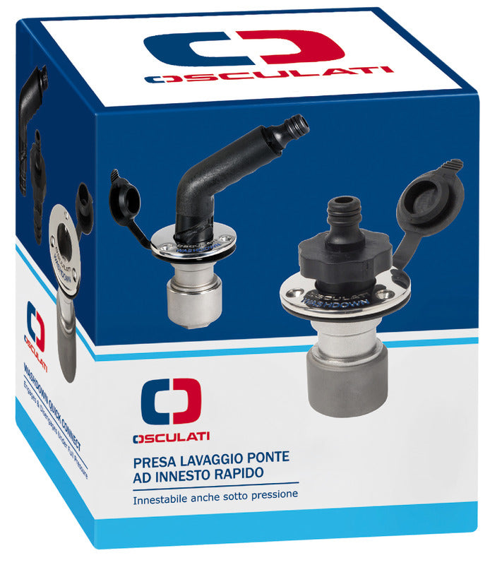 Bayonet + straight plastic fitting - foto originale Osculati Srl