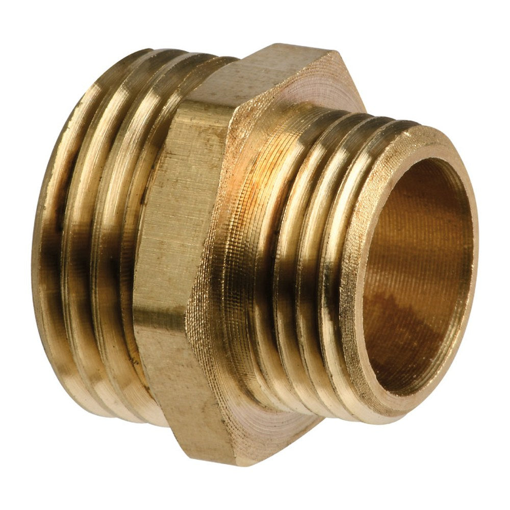 Brass double nipple 1"1/2 x 2" - foto originale Osculati Srl