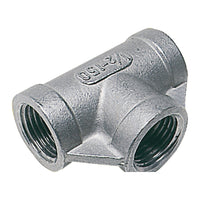 Raccordo T inox femmina/femmina/femmina 2"