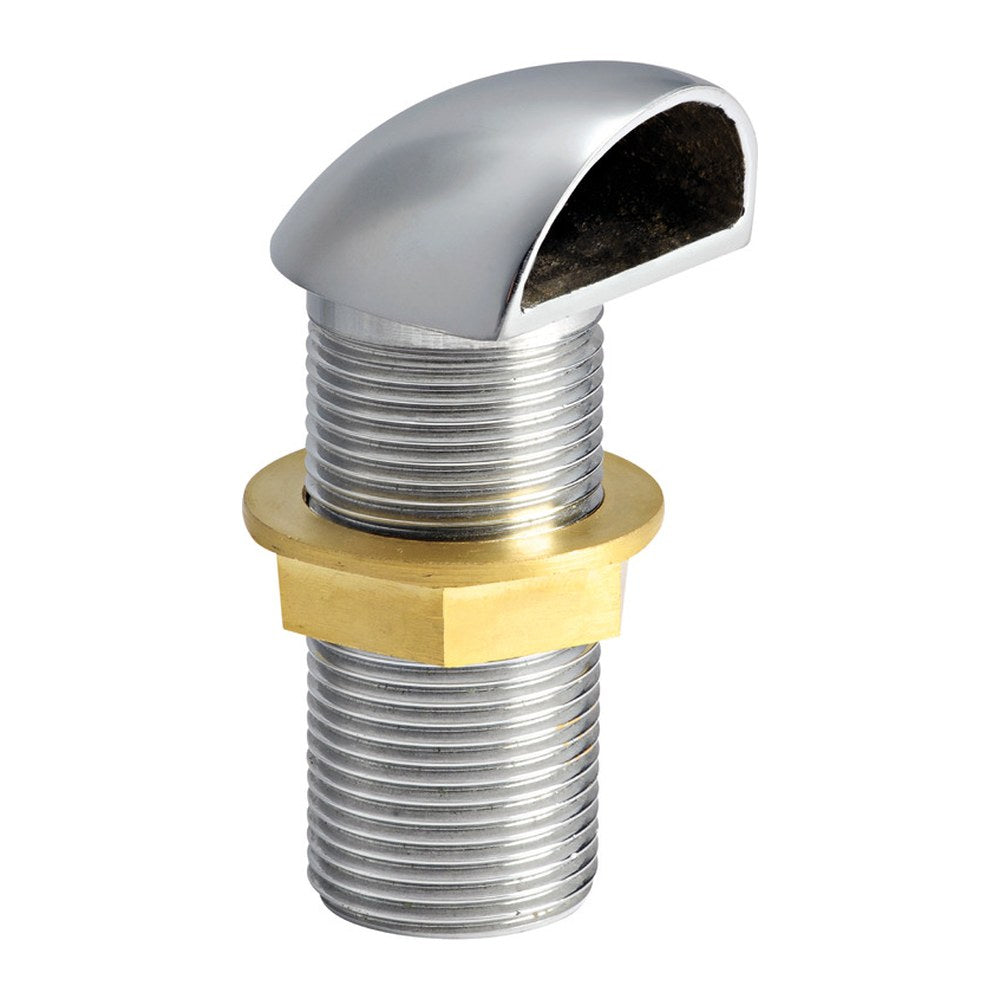 Chromed brass scupper 2" - foto originale Osculati Srl