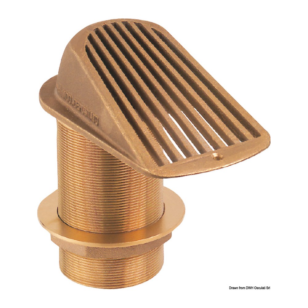 GUIDI Series 2000 bronze thru-hull strainer 1/2" - foto originale Osculati Srl
