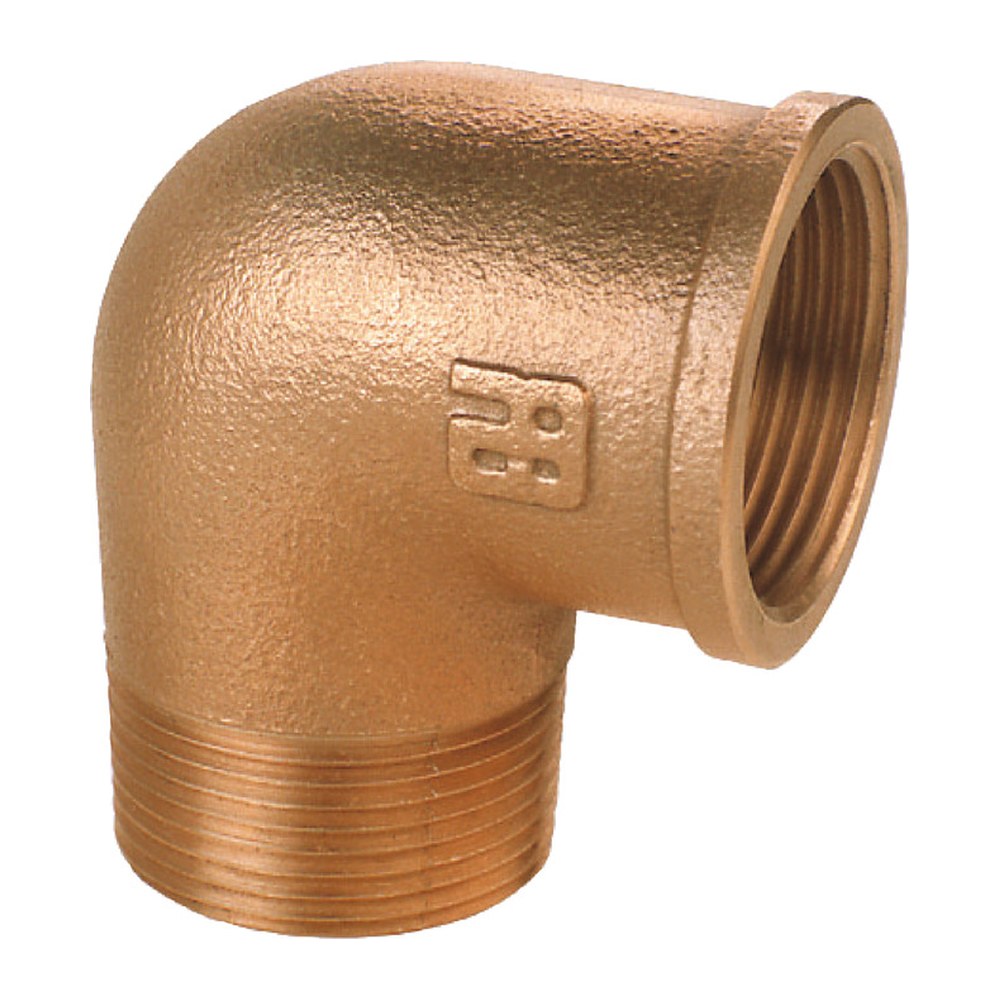GUIDI bronze M-F 90° elbow 2"1/2 - foto originale Osculati Srl
