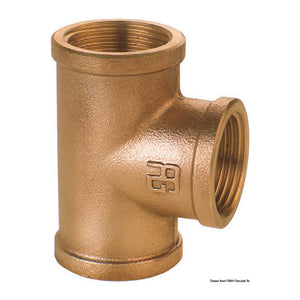 GUIDI bronze F-F-F T-fitting 3/4" - foto originale Osculati Srl