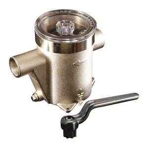Nickel-plated brass water purification filter 3/8" - foto originale Osculati Srl