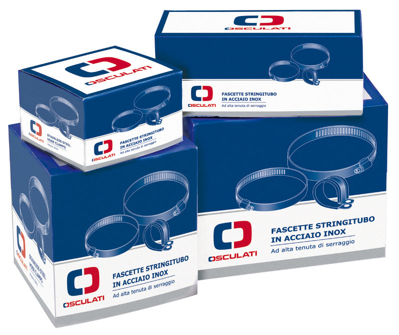 SS hose clamp 40/64 mm (pack of 10) - foto originale Osculati Srl