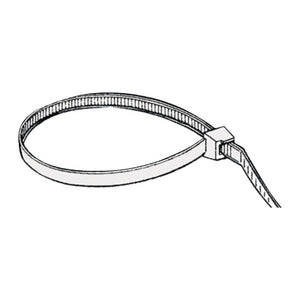 Reusable clamp white nylon 2 cm (pack of 100) - foto originale Osculati Srl