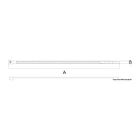 Fascette termoresistenti 290 mm (confezione da 100)