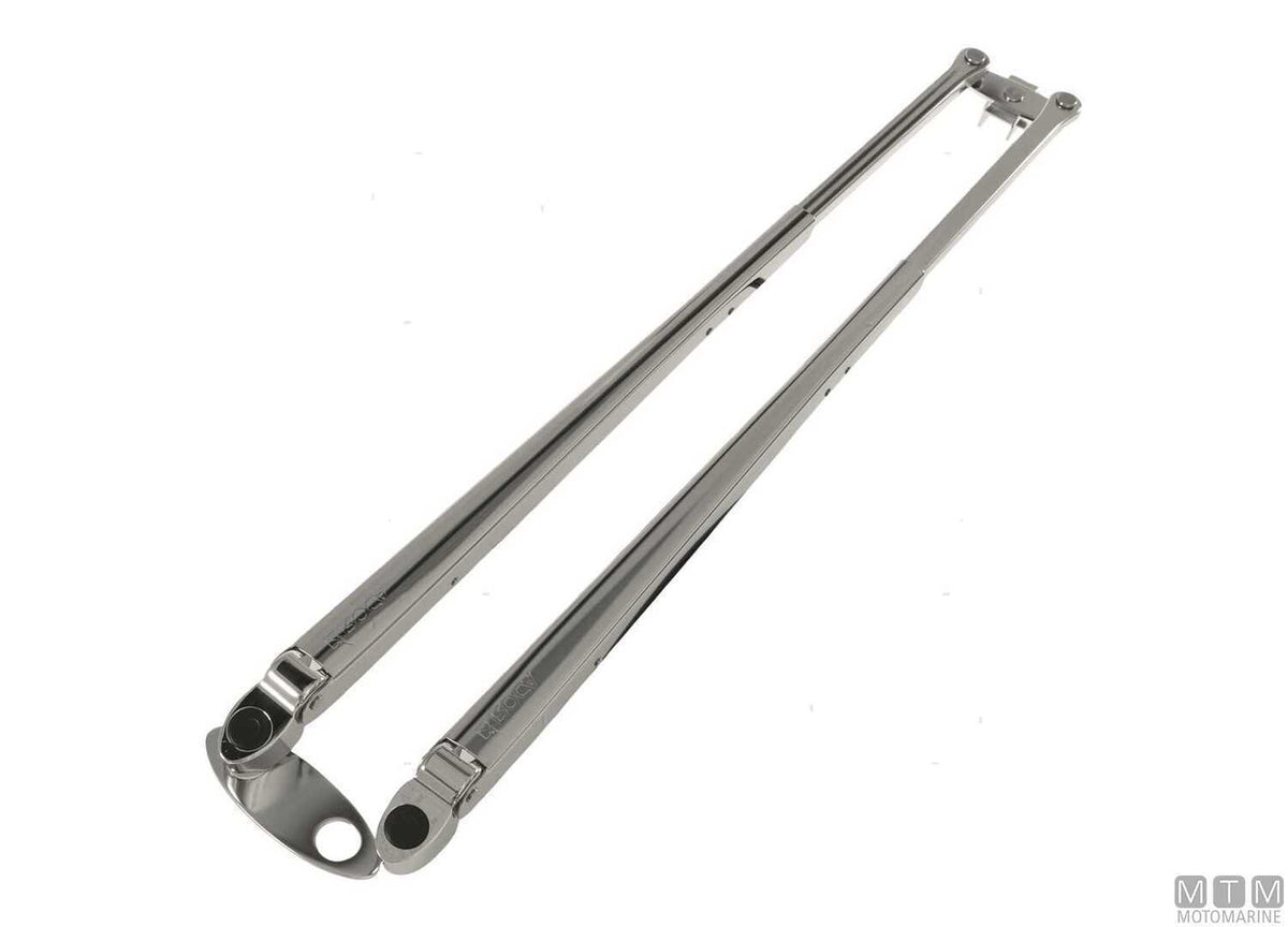 Roca telescopic pantograph arm 600/900 mm stainless steel - original photo Motomarine Srl
