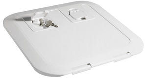 Flush inspection hatch RAL 7042 375 x 375 mm - foto originale Osculati Srl
