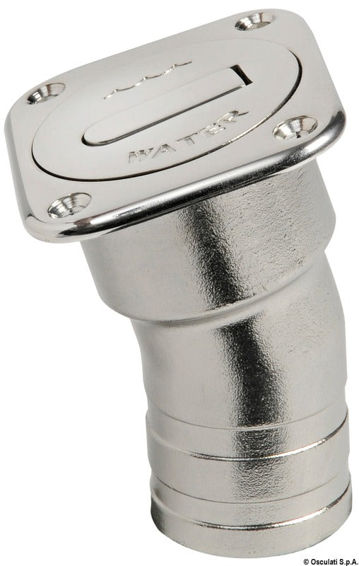 Square Waste deck filler short version 38 mm - foto originale Osculati Srl