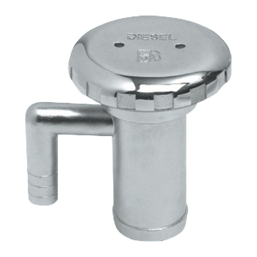 DIESEL plug mirror polished AISI316 w/vent 38 mm - foto originale Osculati Srl