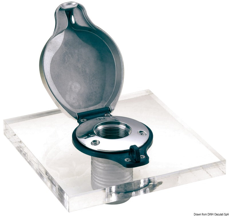Anti-theft device f. filler plugs DIESEL wording - foto originale Osculati Srl